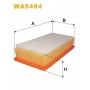 WA9494 WIX FILTERS Повітряний фільтр