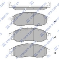 SP2078 Hi-Q Комплект гальмівних колодок дисковий гальм