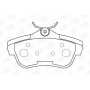 573281CH CHAMPION Комплект гальмівних колодок дисковий гальм