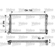 732956 VALEO Радіатор охолодження двигуна
