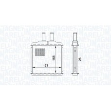 350218432000 MAGNETI MARELLI Теплообмінник обігрів салону