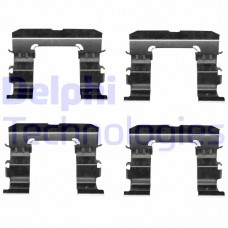 LX0613 DELPHI Комплектуючі колодки дискового гальма