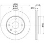 8DD 355 111-351 HELLA PAGID Гальмівний диск