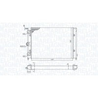 350213187300 MAGNETI MARELLI Радіатор охолодження двигуна