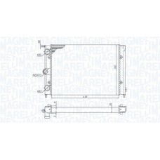 350213187300 MAGNETI MARELLI Радіатор охолодження двигуна