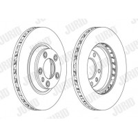 562359JC-1 JURID Гальмівний диск