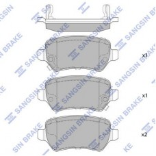 SP1536 Hi-Q Комплект гальмівних колодок дисковий гальм