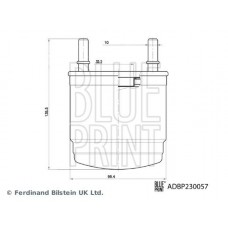 ADBP230057 BLUE PRINT Паливний фільтр