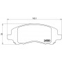 P 18 001 BREMBO Комплект гальмівних колодок дисковий гальм