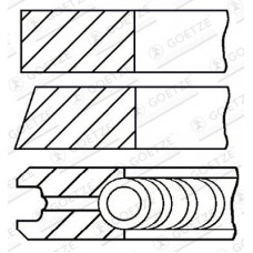 08-783500-00 GOETZE ENGINE Комплект поршневих кілець