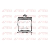 0678.00 REMSA Комплект гальмівних колодок дисковий гальм