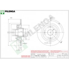 5169 PILENGA Гальмівний диск