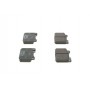 0 986 463 412 BOSCH Комплект гальмівних колодок дисковий гальм