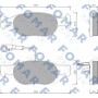 FO 624381 FOMAR Friction Комплект гальмівних колодок дисковий гальм