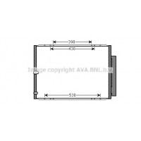 TO5568D AVA QUALITY COOLING Конденсатор кондиціонера
