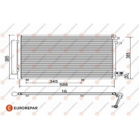 1610162880 EUROREPAR Конденсатор кондиціонера