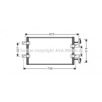 RTA5451 AVA QUALITY COOLING Конденсатор кондиціонера