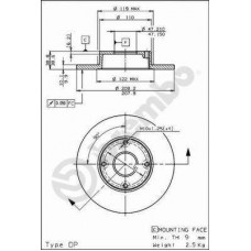 14506 AP Гальмівний диск