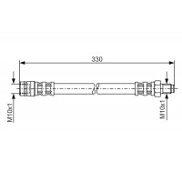 1 987 476 081 BOSCH Гальмівний шланг