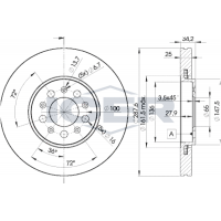 78BD5604-2 ICER Гальмівний диск