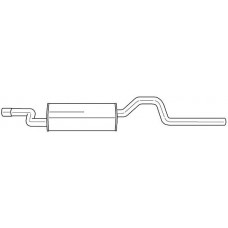 71403 SIGAM Середній глушник вихлопних газів