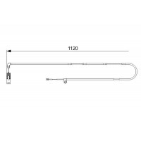 1 987 473 010 BOSCH Сигналізатор зносу гальмівних колодок