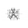 TO7512 AVA QUALITY COOLING Вентилятор охолодження двигуна