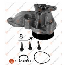 1635181480 EUROREPAR Водяний насос охолодження двигуна