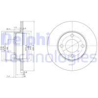 BG2215 DELPHI Гальмівний диск