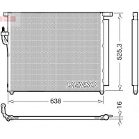 DCN10049 DENSO Конденсатор кондиціонера