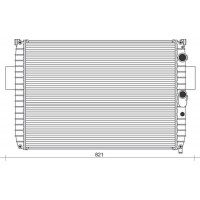 350213938000 MAGNETI MARELLI Радіатор охолодження двигуна