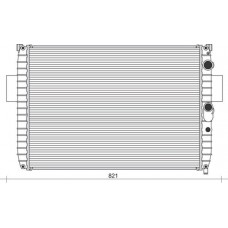 350213938000 MAGNETI MARELLI Радіатор охолодження двигуна