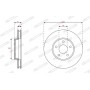 DDF3020C FERODO Гальмівний диск