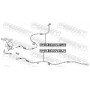 0199-BCACV40RH FEBEST Тросик, cтояночный тормоз