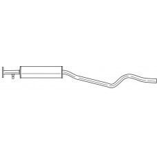 73400 SIGAM Середній глушник вихлопних газів