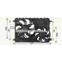 AU7506 AVA QUALITY COOLING Вентилятор охолодження двигуна