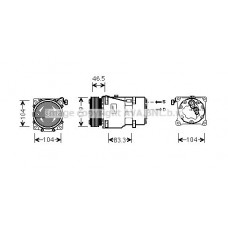 CNAK201 AVA QUALITY COOLING Компресор кондиціонера