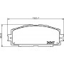 8DB 355 012-361 HELLA PAGID Комплект гальмівних колодок дисковий гальм