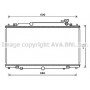 MZ2280 AVA QUALITY COOLING Радіатор охолодження двигуна