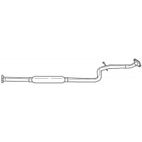 24428 SIGAM Середній глушник вихлопних газів