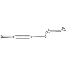 24428 SIGAM Середній глушник вихлопних газів