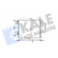 353150 KALE OTO RADYATÖR Конденсатор кондиціонера