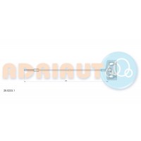 2802331 ADRIAUTO NISSAN Трос ручного гальма пер. Micra 04-