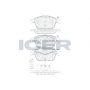 181923 ICER Комплект гальмівних колодок дисковий гальм