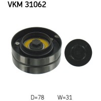 VKM 31062 SKF Паразитный / ведущий ролик, Поліклиновий ремінь