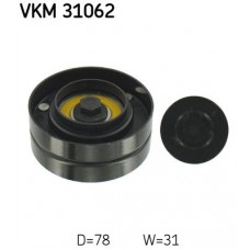 VKM 31062 SKF Паразитный / ведущий ролик, Поліклиновий ремінь