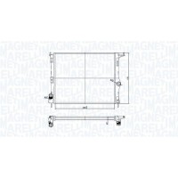 350213165900 MAGNETI MARELLI Радіатор охолодження двигуна