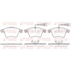 1045.22 REMSA Комплект гальмівних колодок дисковий гальм