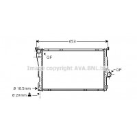 BWA2278 PRASCO Радіатор охолодження двигуна