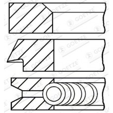 08-106500-00 GOETZE ENGINE Комплект поршневих кілець